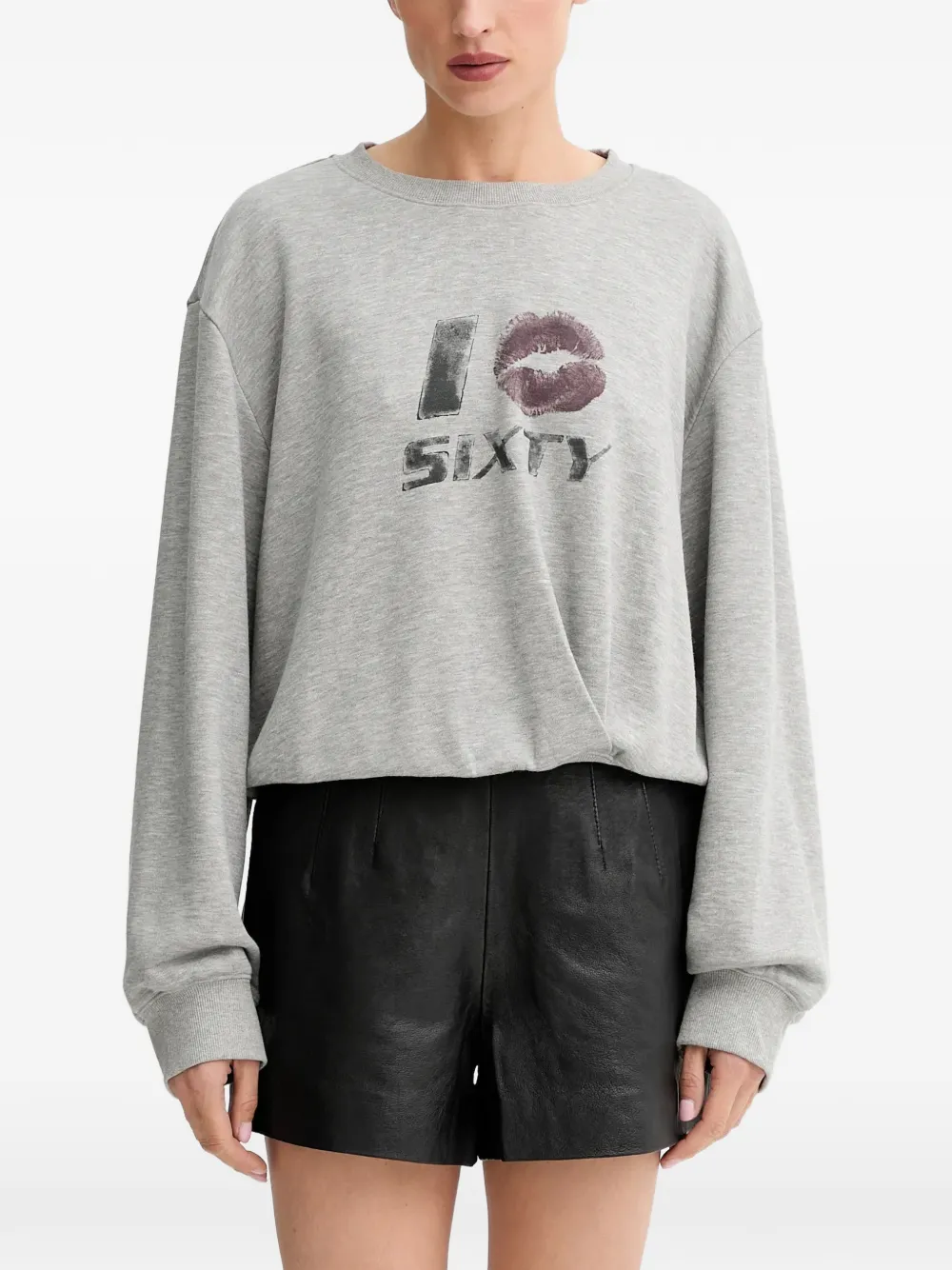 Miss Sixty graphic print sweatshirt - Grigio