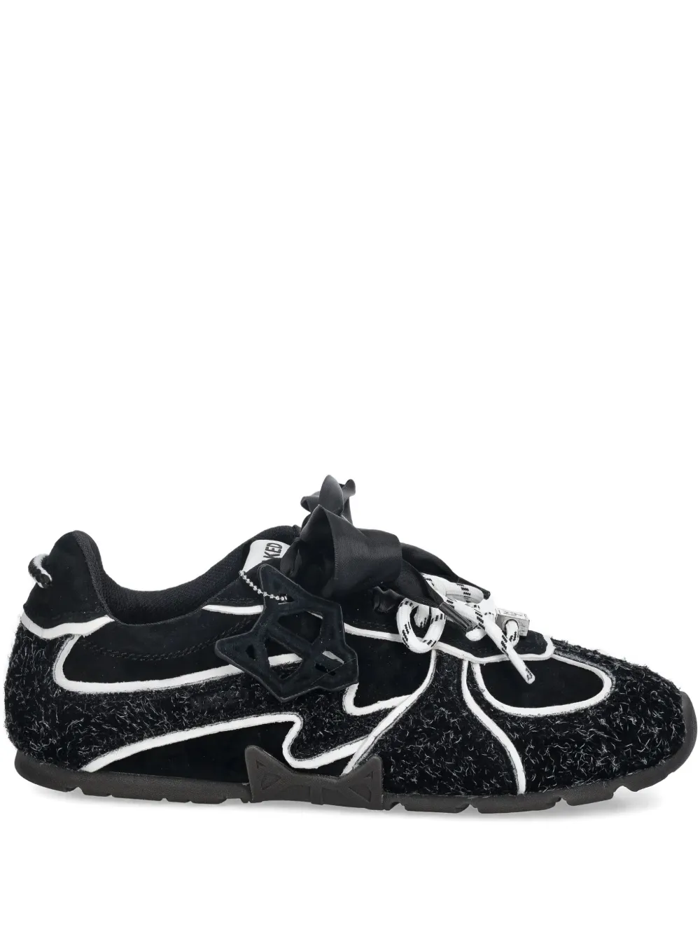 NAKED WOLFE Adored sneakers met strikdetail Zwart