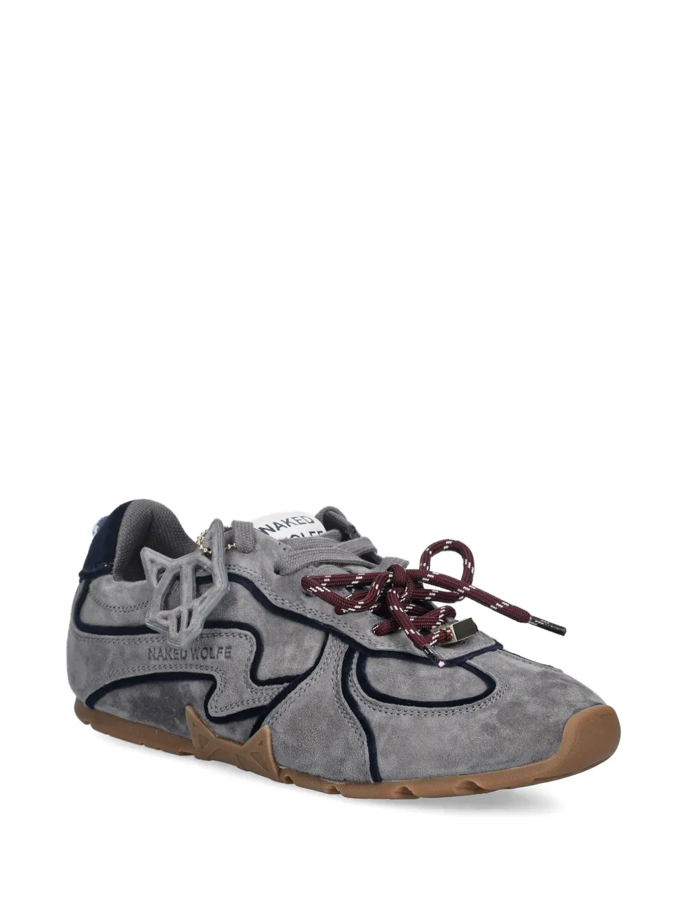 Naked Wolfe Adored Appliqué Sneakers In Gray