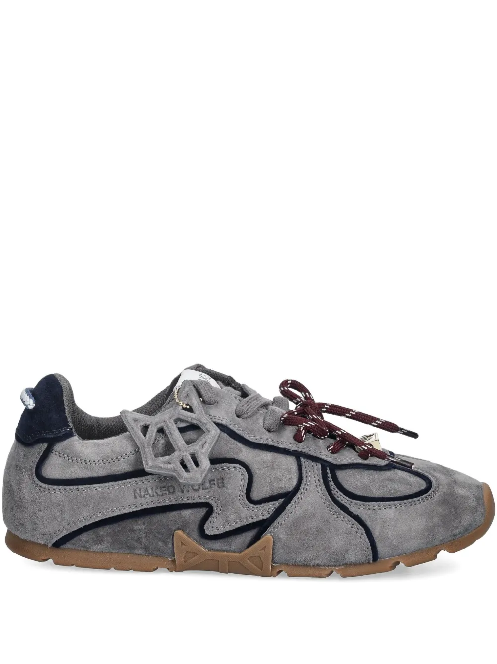 Naked Wolfe Adored Appliqué Sneakers In Gray