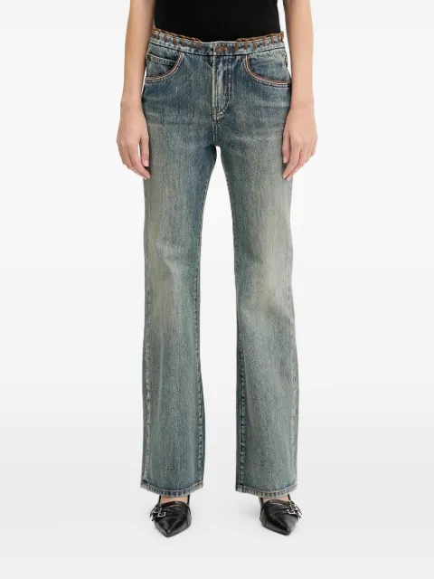 Miss Sixty Calça jeans com acabamento de amarração