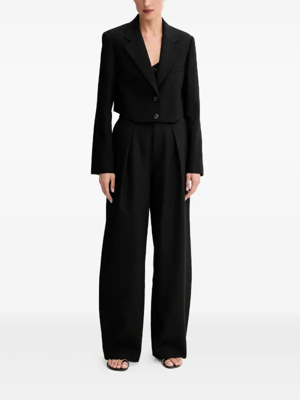 たろー　レディース　BLK M Miss Sixty ボタン クロップドジャケット | ブラック | FARFETCH JP