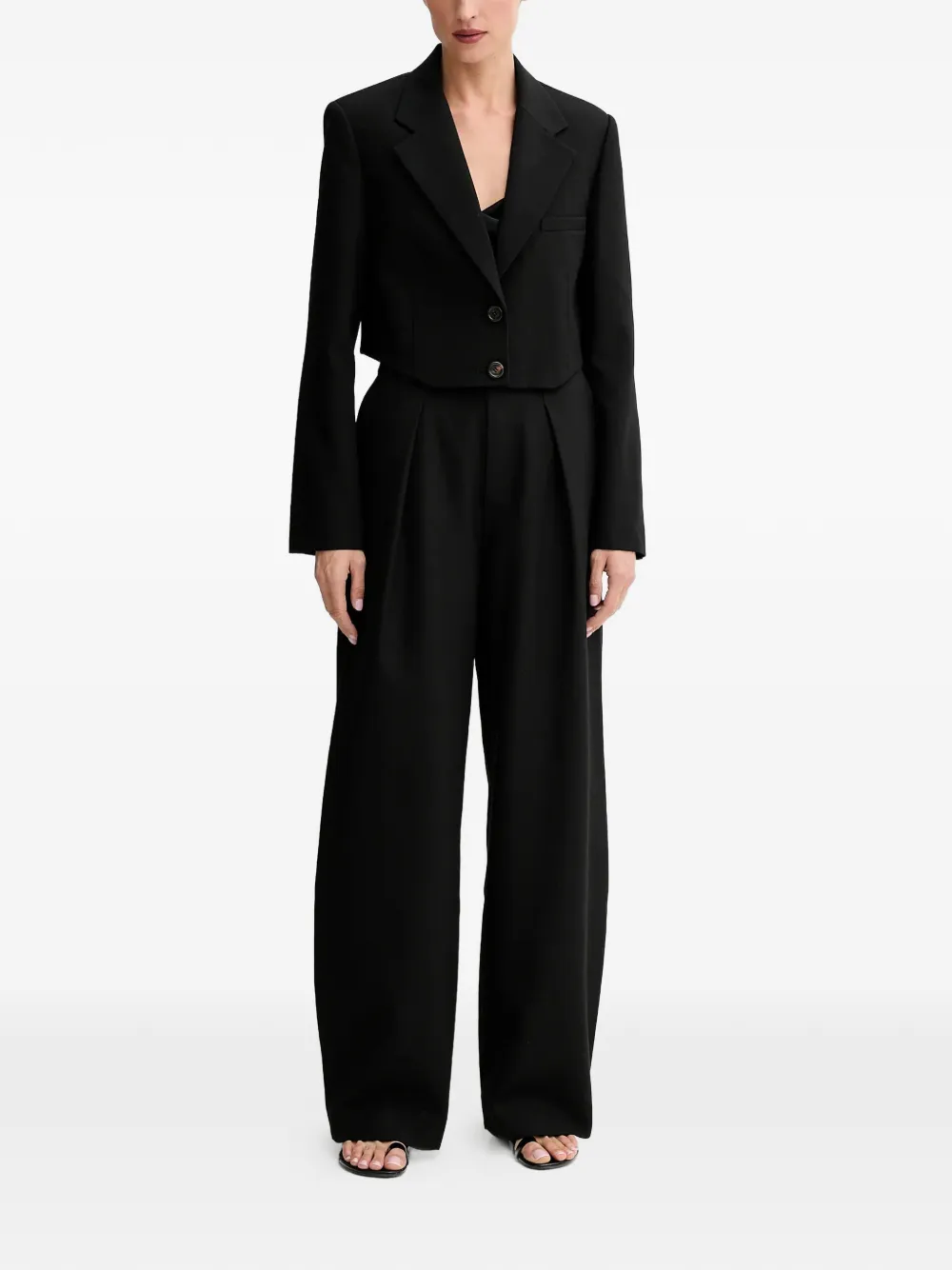 Miss Sixty pleated trousers - Zwart