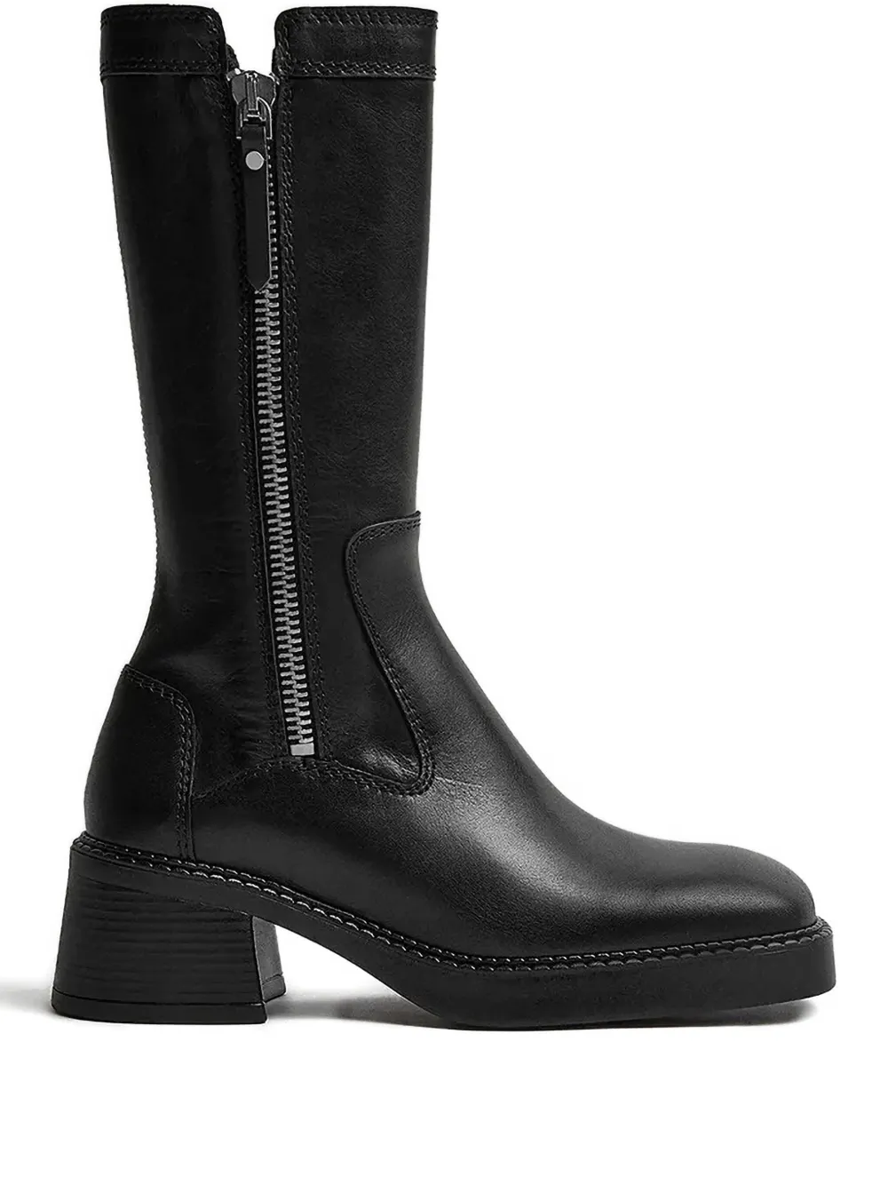 Miista 65mm Anke zip-up block-heel boots | Black | Image 1