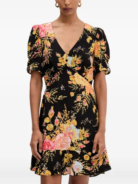 NEVER FULLY DRESSED A-line floral mini dress