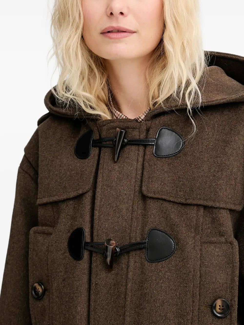 Leverna Hooded Toggle Coat