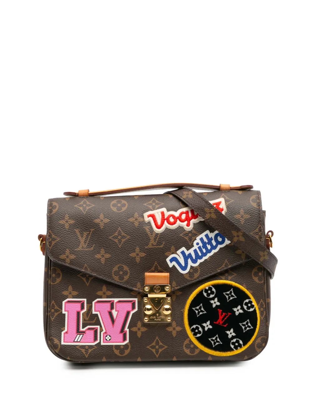 Louis Vuitton Pre-Owned 2018 Monogram Patches Pochette Metis satchel - Louis Vuitton Pre-Owned 2018 Monogram Patches Pochette Metis satchel -