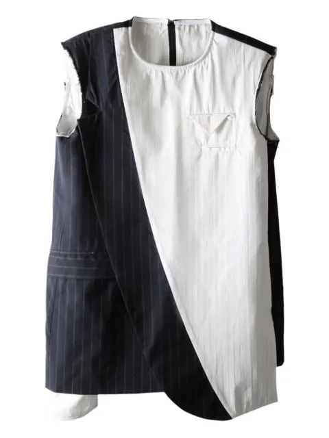 Late for Work pinstriped pocket blouse