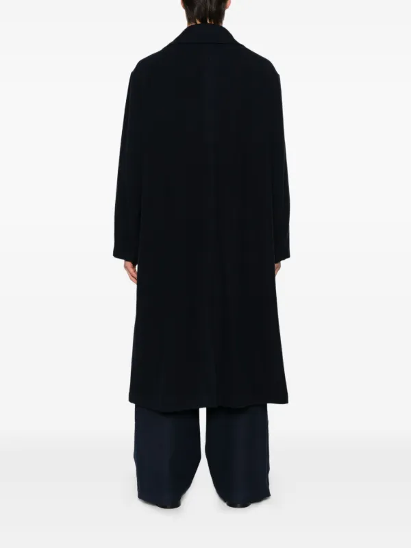 Yohji Yamamoto ダブルコート | ブルー | FARFETCH JP