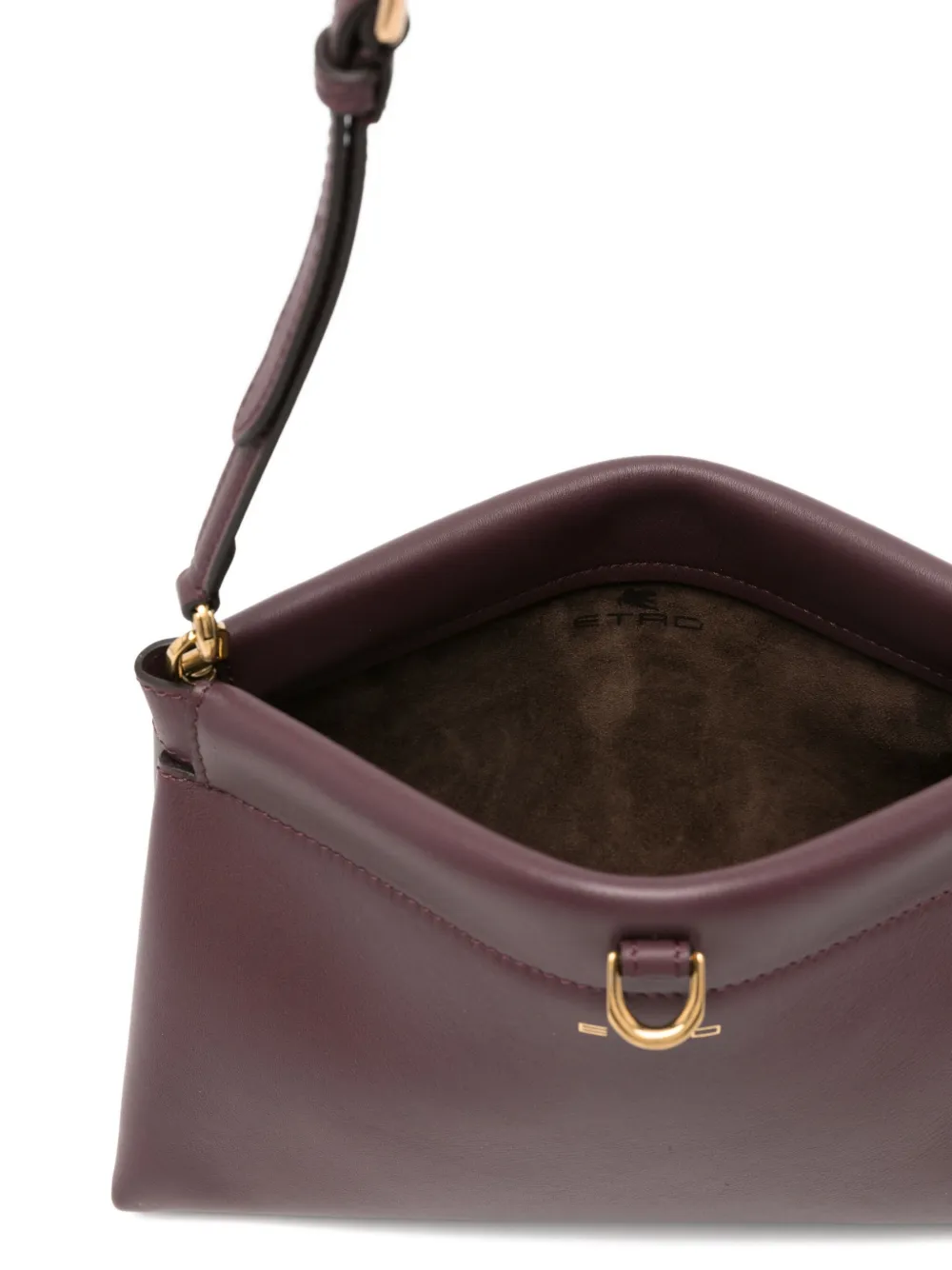 Etro Talk Leather Clutch Bag In Red