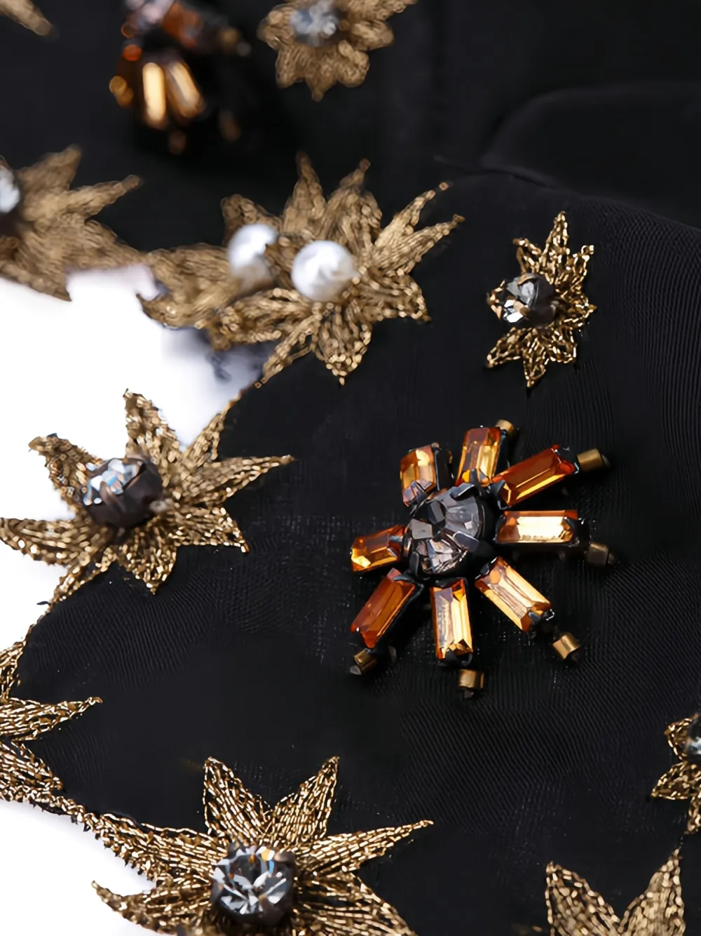 Alberta Ferretti Stropdas verfraaid met ster Zwart