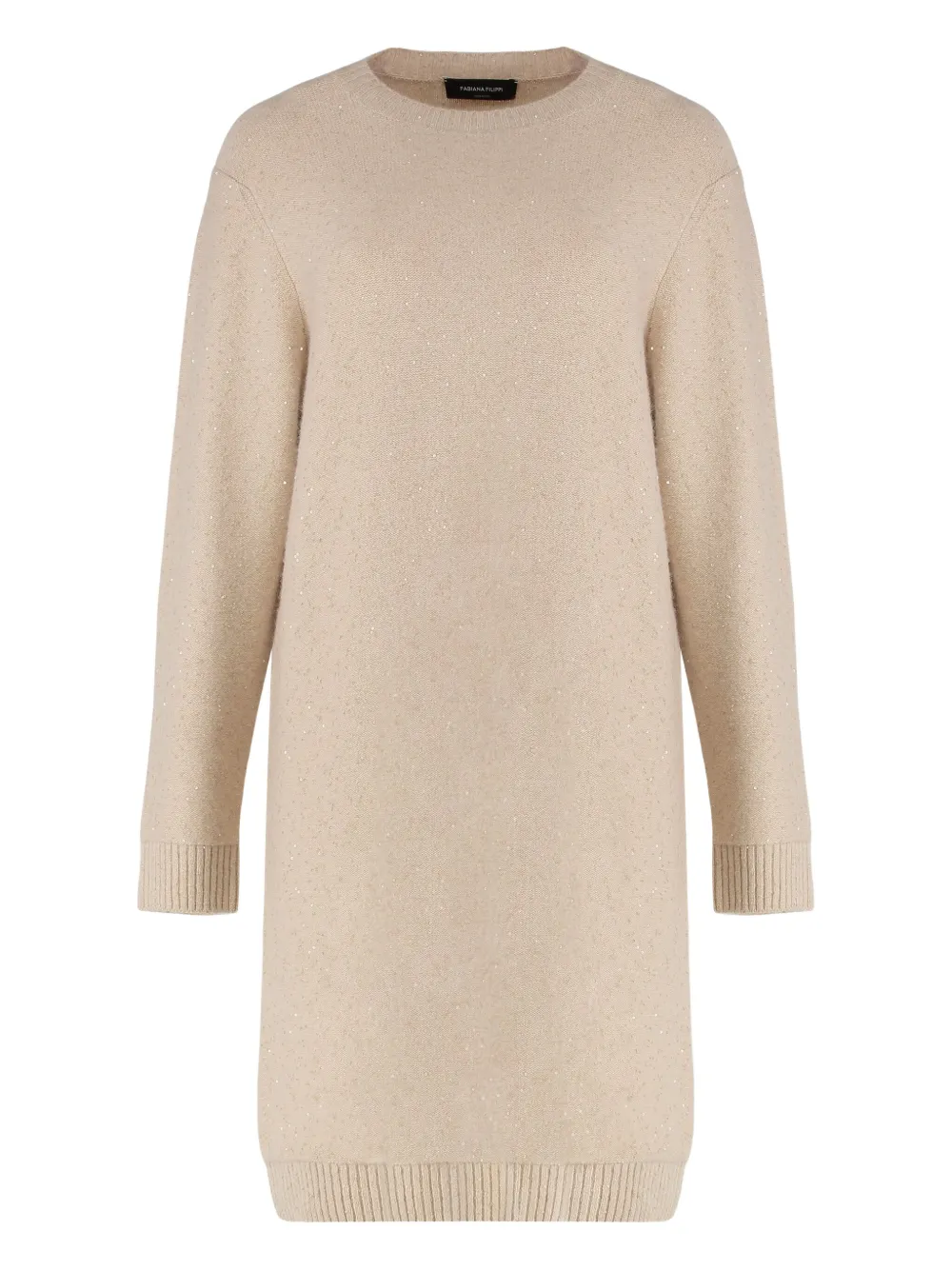 Fabiana Filippi sparkle mini dress - Toni neutri