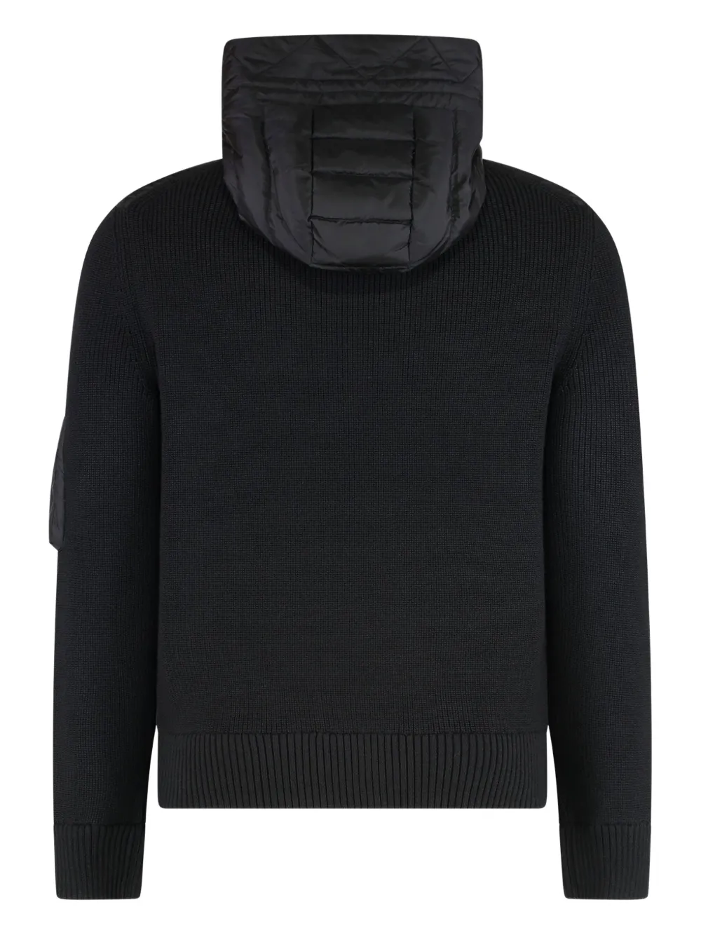Moncler quilted-panel hooded cardigan | Cardigans | Image 2
