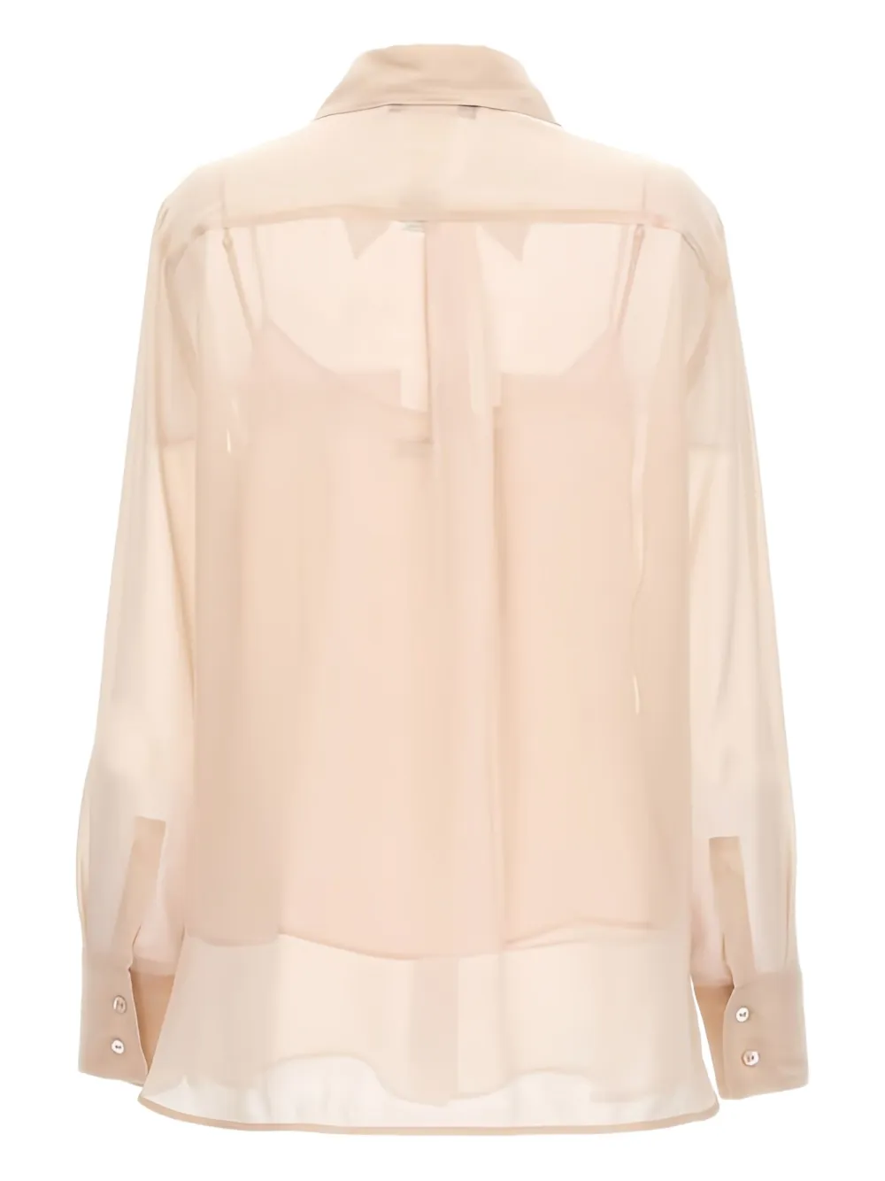  Max Mara Semi-sheer Shirt - Pink 