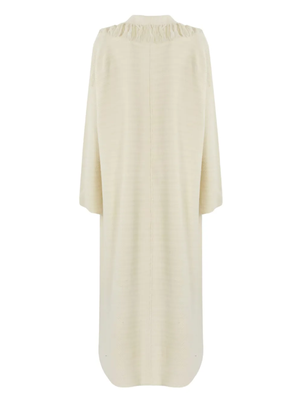  Liviana Conti Long-slevees Fringed Coat - Neutrals 