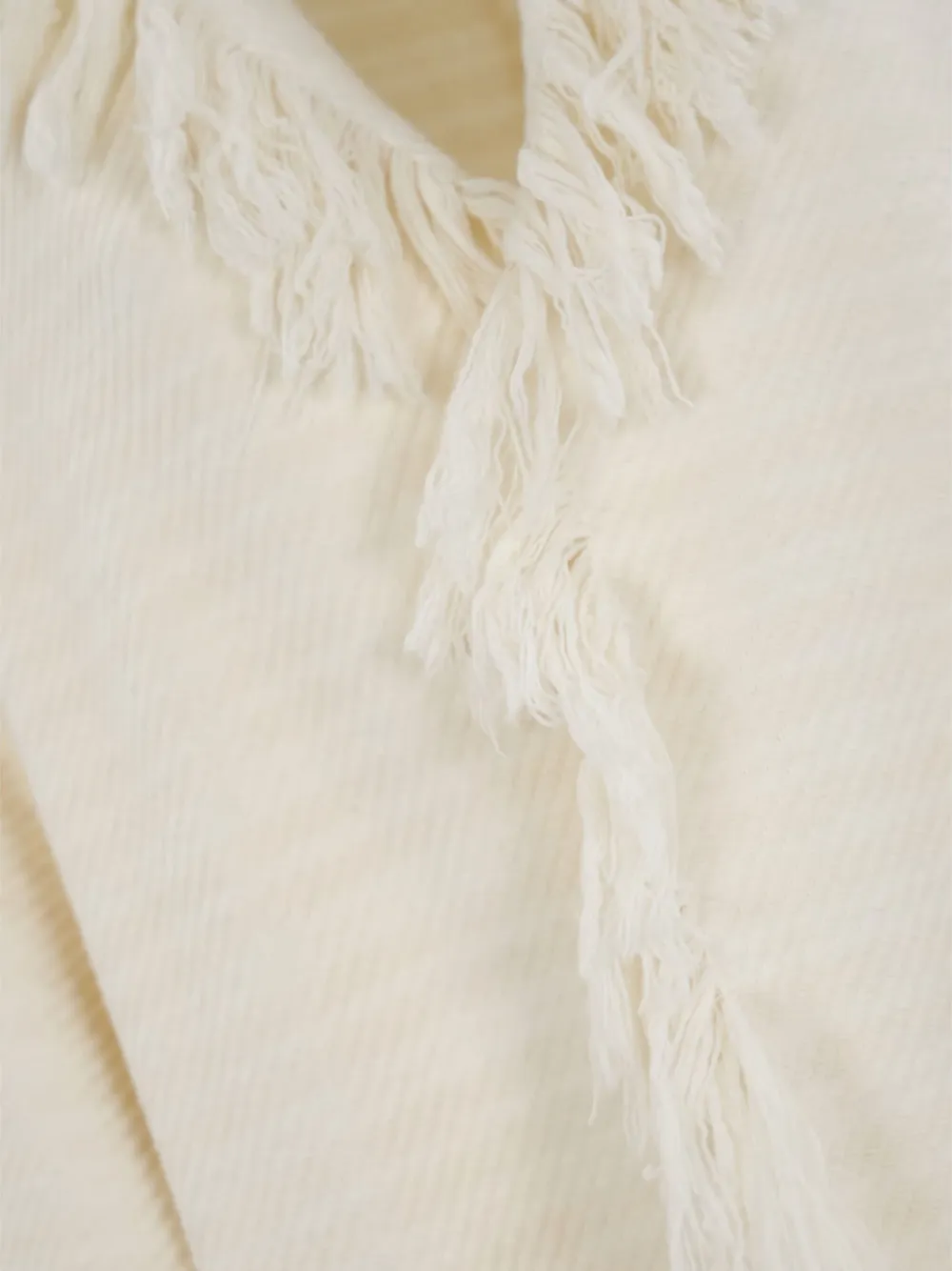  Liviana Conti Long-slevees Fringed Coat - Neutrals 