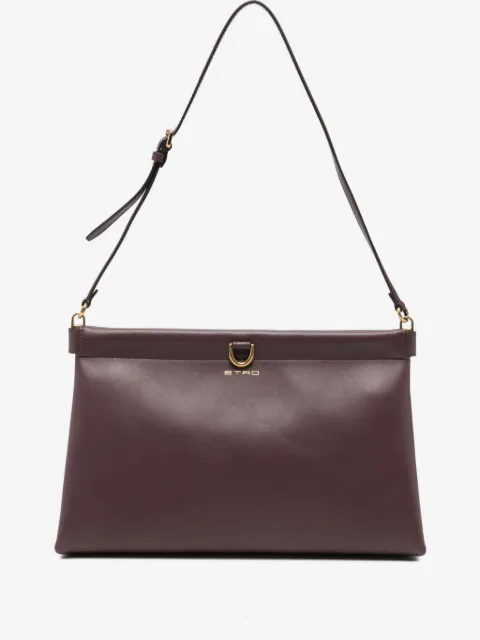 ETRO medium leather clutch talk