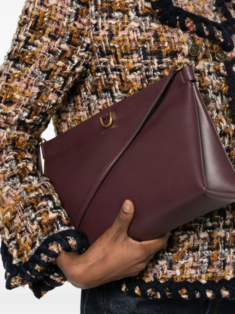 Etro Talk Clutch Bag In Red