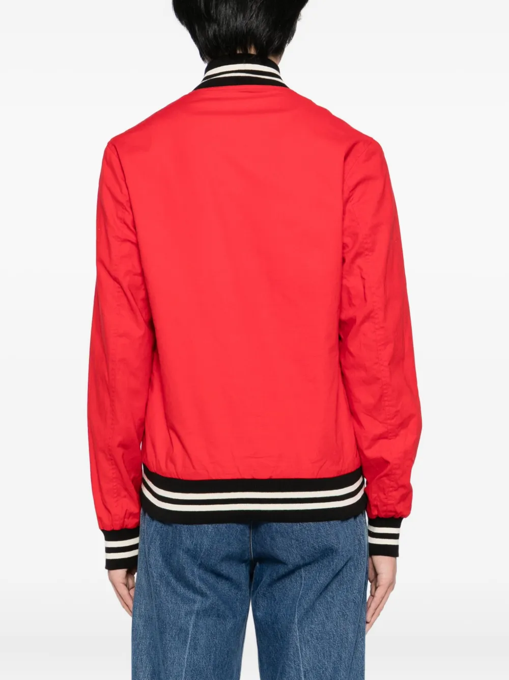 The Brooklyn Circus Logo-embroidered Bomber Jacket In Red