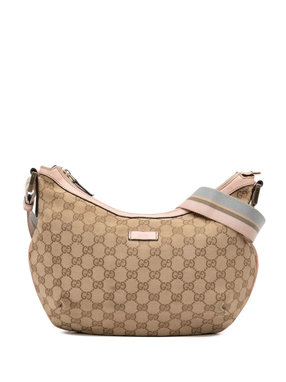 Gucci Pre-Owned 2016-2025 GG Canvas Web crossbody bag - ブラウン Gucci Pre-Owned 2016-2025 GG Canvas Web crossbody bag - ブラウン