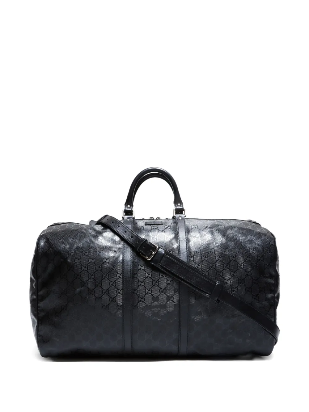 Gucci Pre-Owned 2000-2020s GG Imprime duffle bag | Black | Image 1