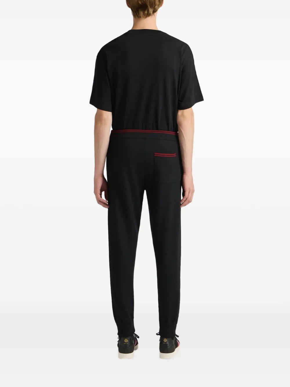 Bally Ribbon Trousers In Black