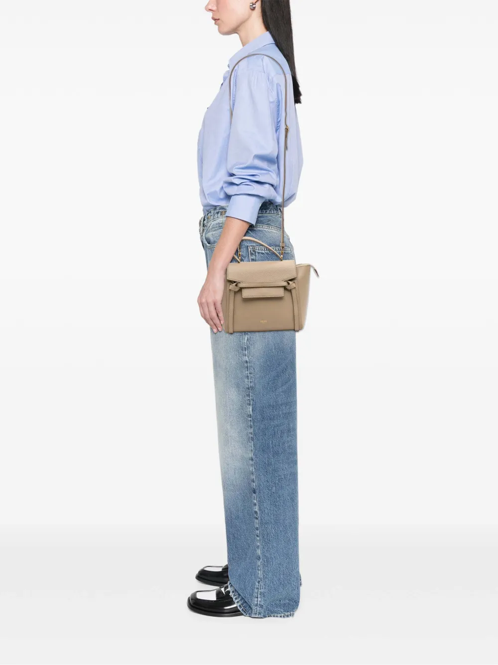 Celine Pre-Owned 2019 Nano Grained Calfskin Belt Bag satchel | Pre-Owned | Image 2