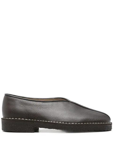 LEMAIRE piped slippers