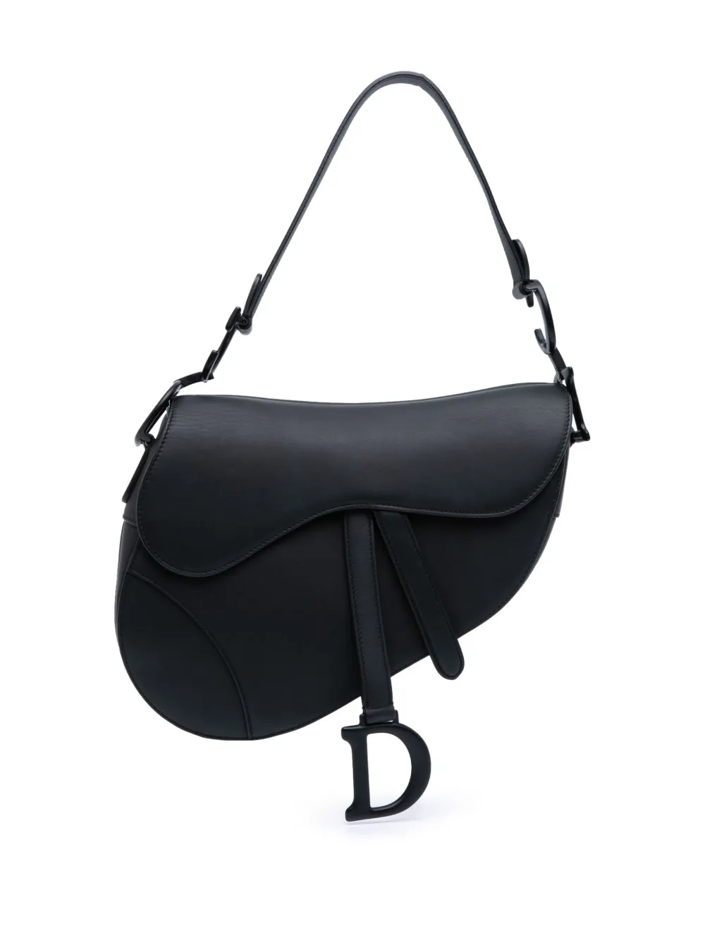 Christian Dior Pre-Owned 2019 Ultra Matte Calfskin Saddle Bag shoulder Christian Dior Pre-Owned 2019 Ultra Matte Calfskin Saddle Bag shoulder