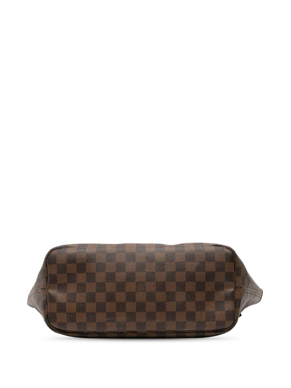 Pre-owned Louis Vuitton 2009 Damier Ebene Neverfull Mm Tote Bag In Brown