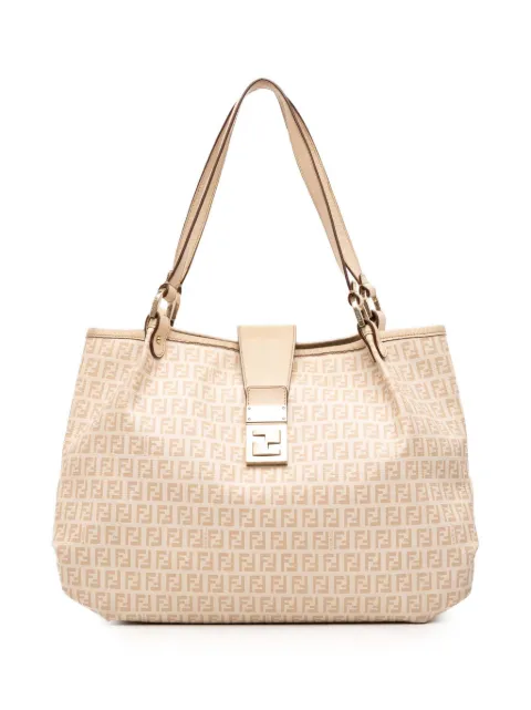 Fendi Pre-Owned 2010-2025 Zucchino Spalmati Chiusura tote bag