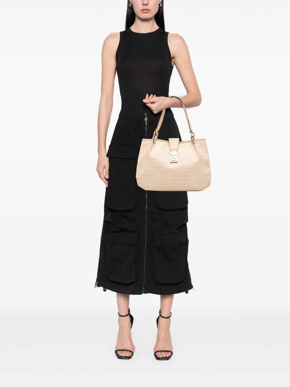 Fendi Pre-Owned 2010-2025 Zucchino Spalmati Chiusura tote bag | Pre-Owned | Image 2
