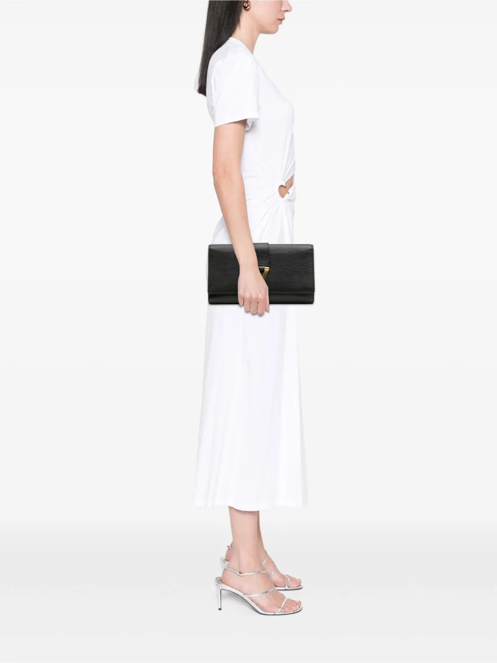 Saint Laurent Pre-Owned 2000-2012 Leather Chyc Ligne clutch bag | Pre-Owned | Image 2