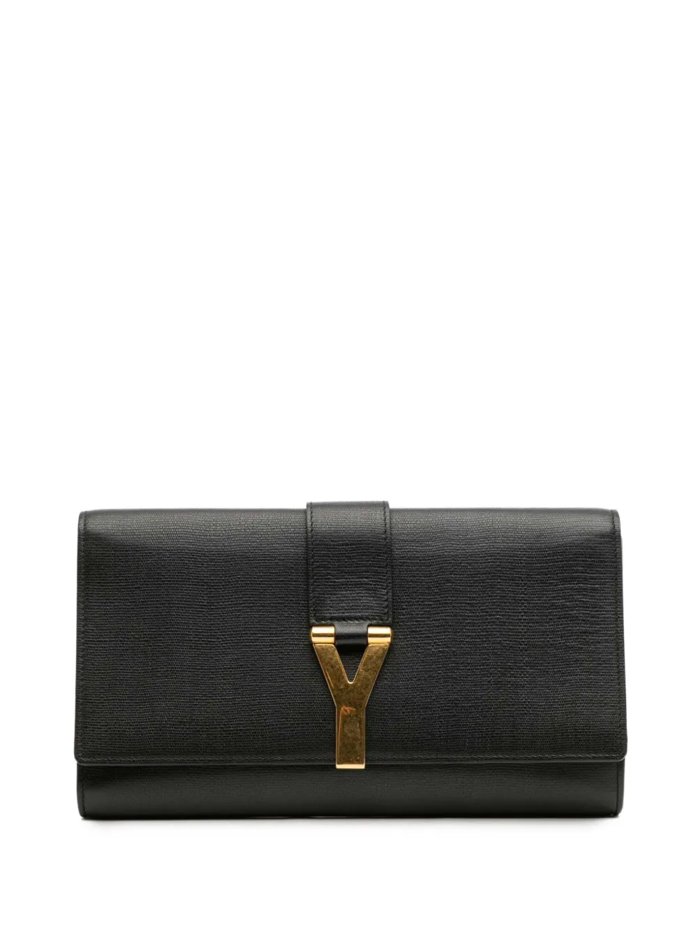 Saint Laurent Pre-Owned 2000-2012 Leather Chyc Ligne clutch bag - ブラック Saint Laurent Pre-Owned 2000-2012 Leather Chyc Ligne clutch bag - ブラック