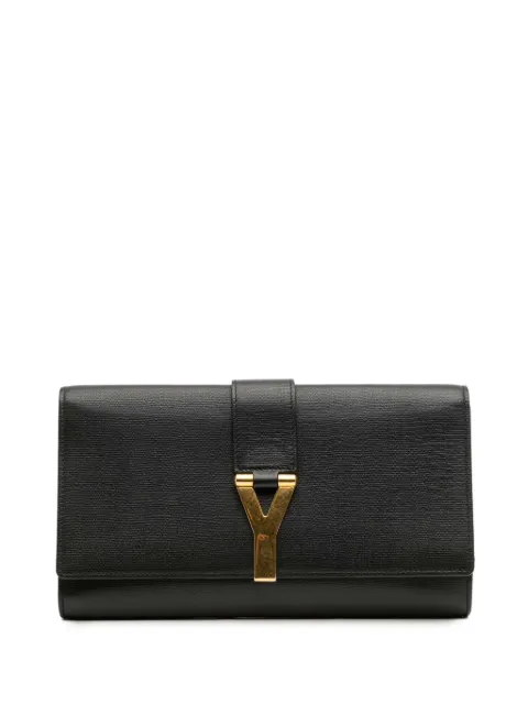 Saint Laurent Pre-Owned 2000-2012 Leather Chyc Ligne clutch bag