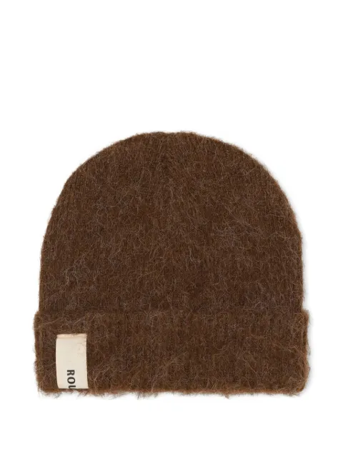 ROUGH. fuzzy beanie hat