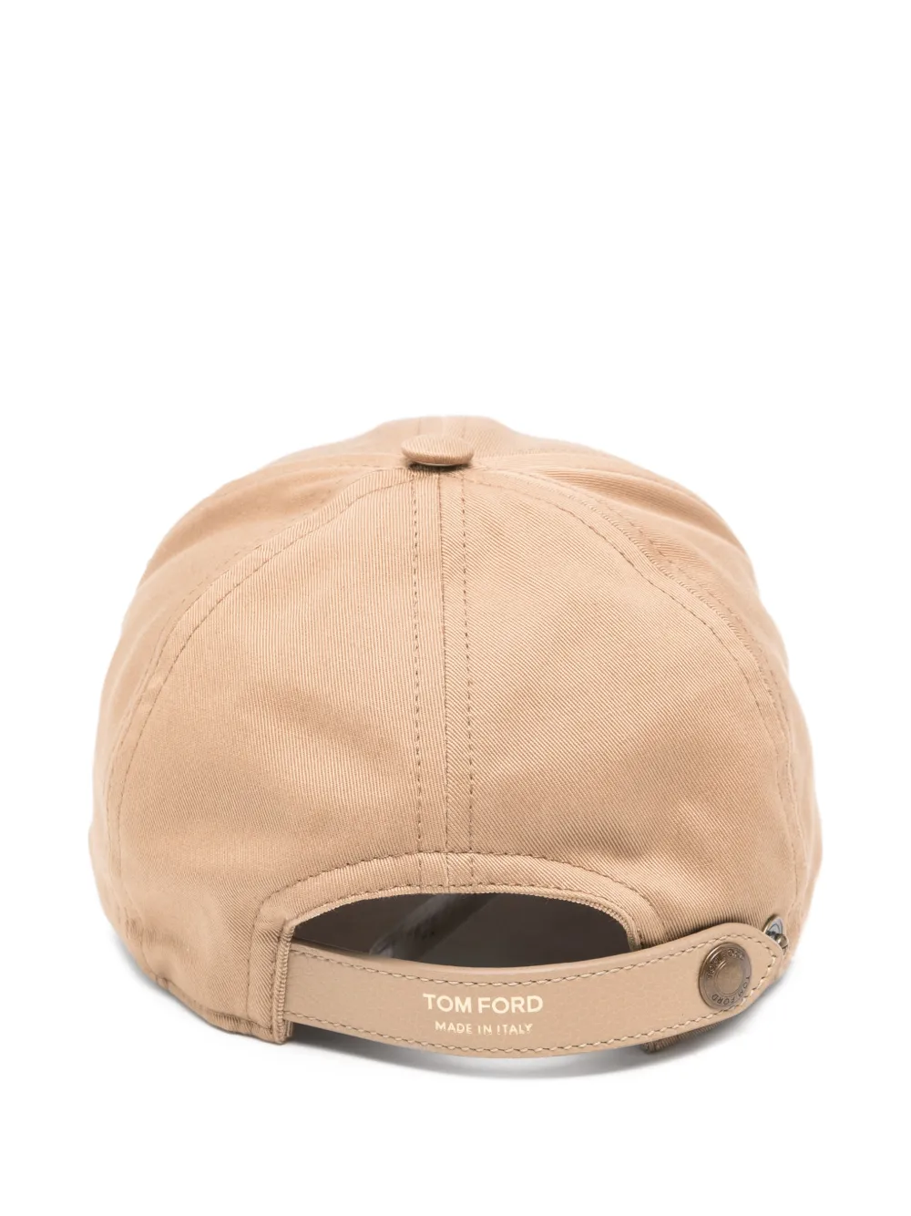 TOM FORD Honkbalpet met geborduurd logo - Beige