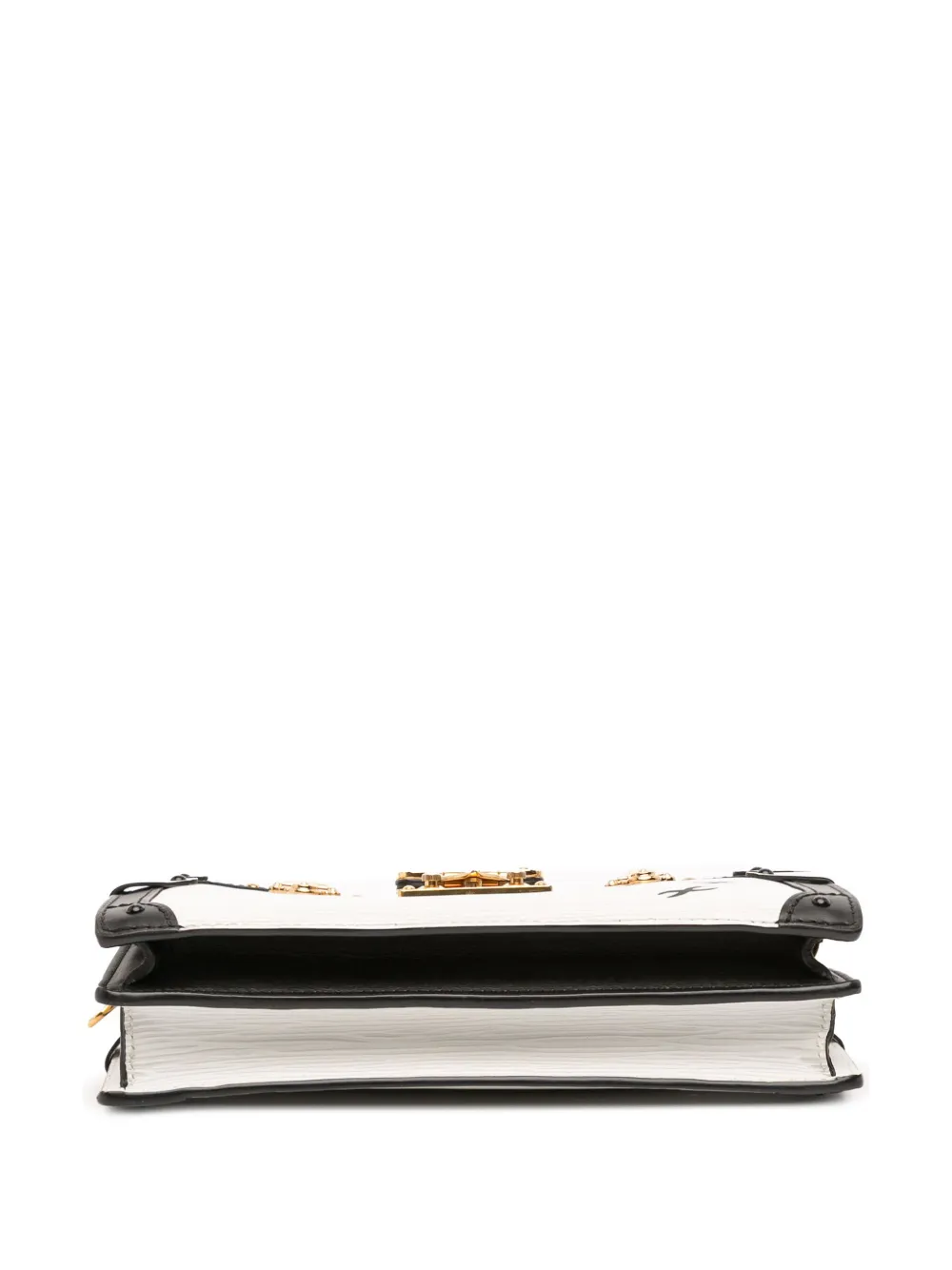 Pre-owned Louis Vuitton 2021-2025 Epi Trunk Clutch Crossbody Bag In Black
