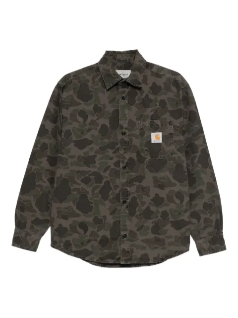 Carhartt WIP Duck camouflage-pattern shirt