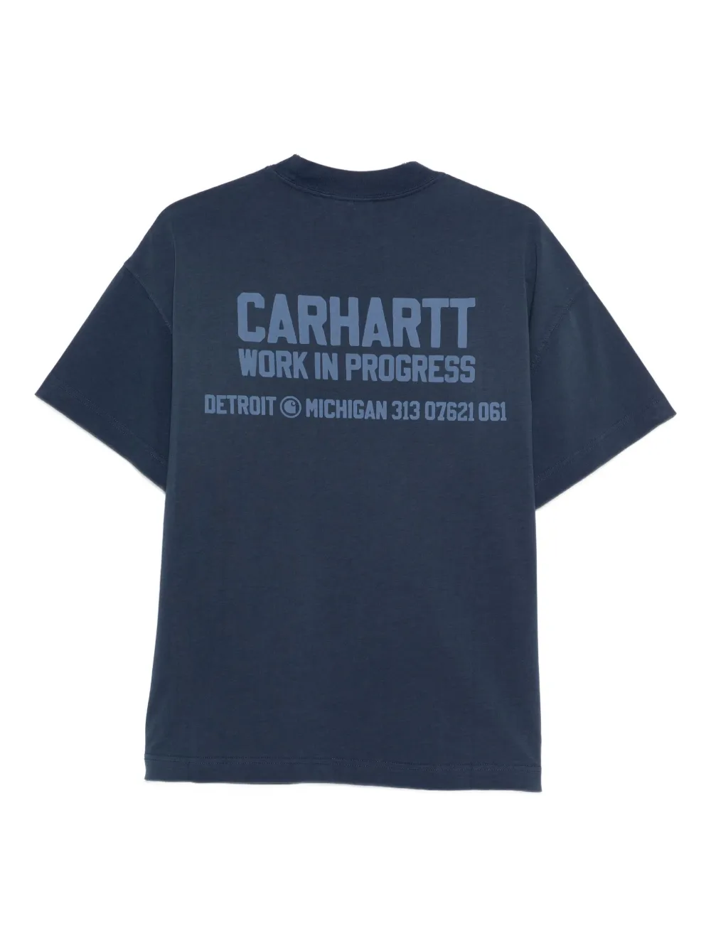 Carhartt WIP Distance graphic-print T-shirt - Blauw