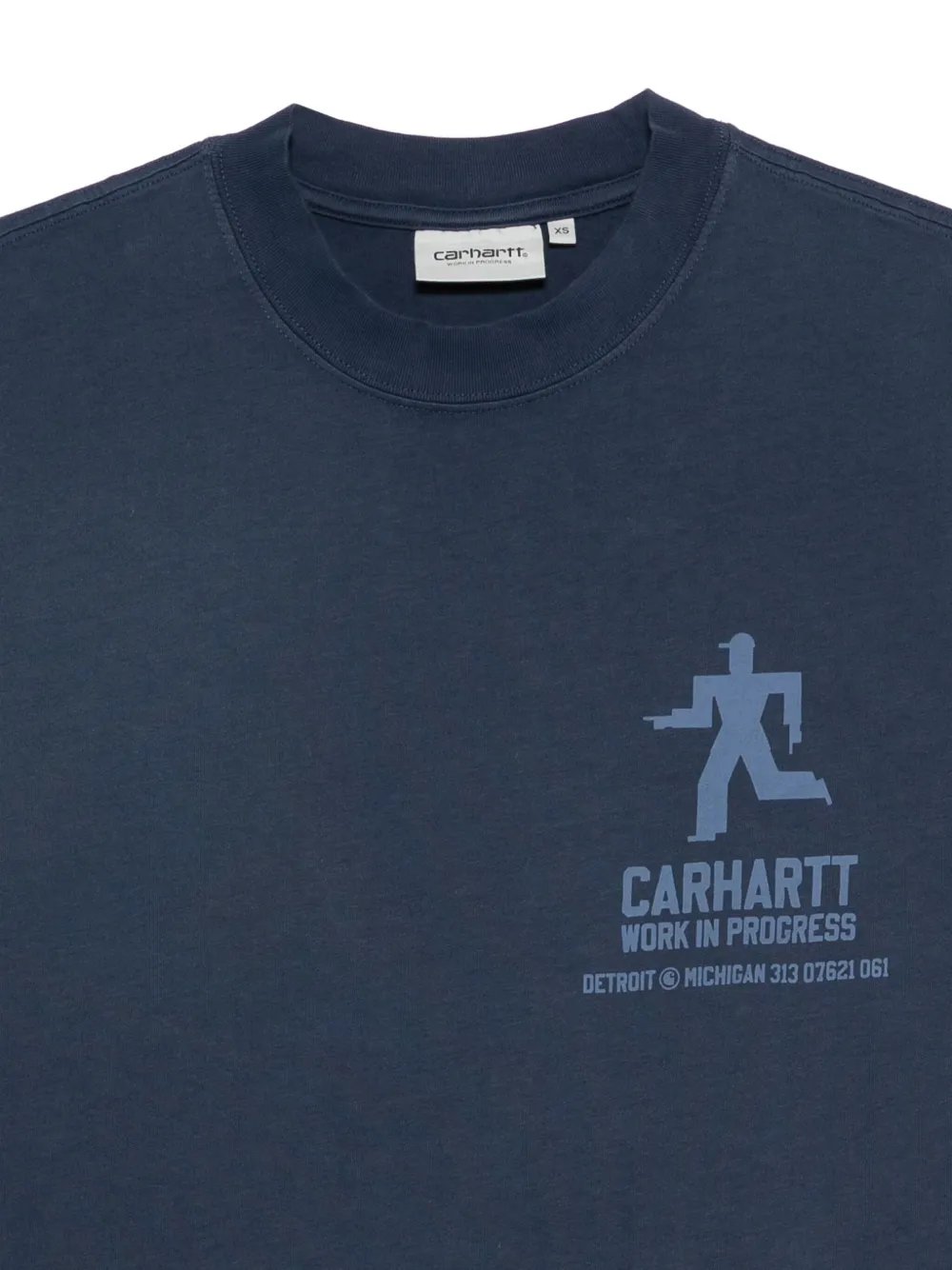 Carhartt WIP Distance T-shirt met grafische print Blauw