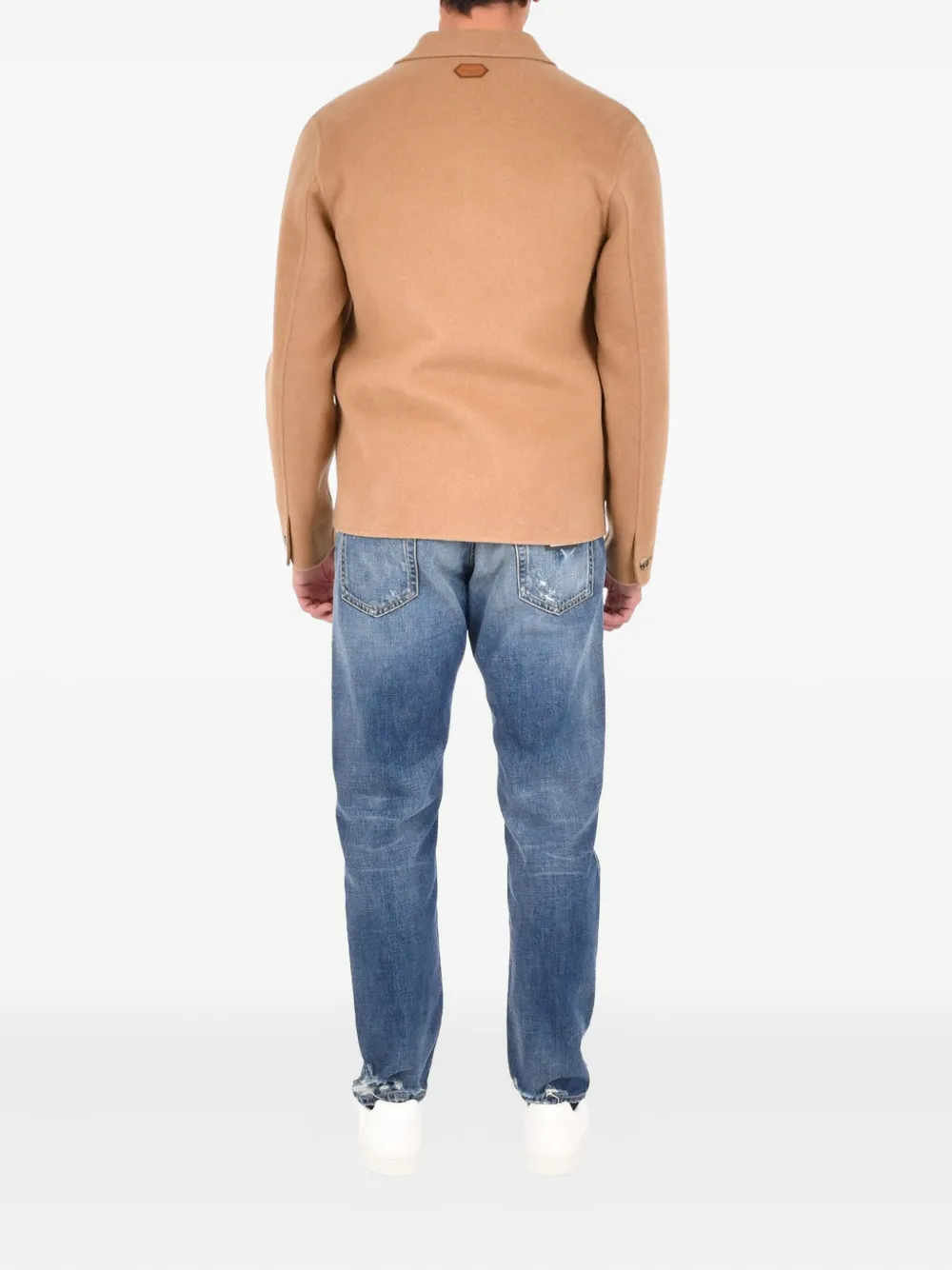 Jacob Cohen Pocket Button Shirt In Brown