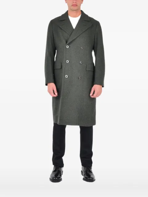 Boglioli double-breasted belted coat