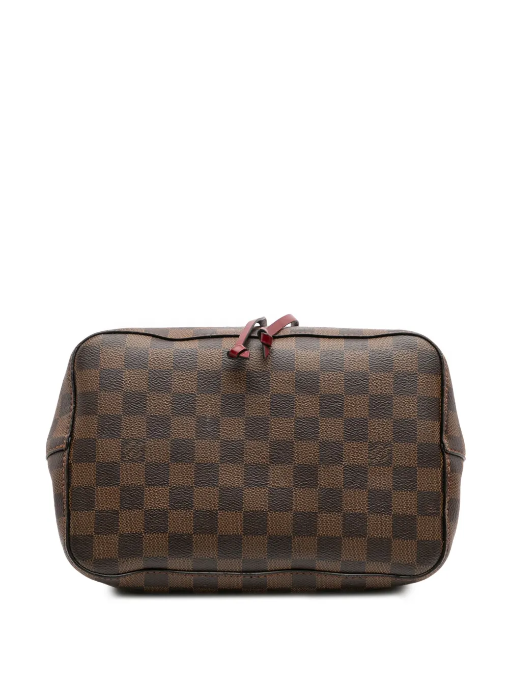 Pre-owned Louis Vuitton 2019 Damier Ebene Neonoe Mm Bucket Bag In Brown