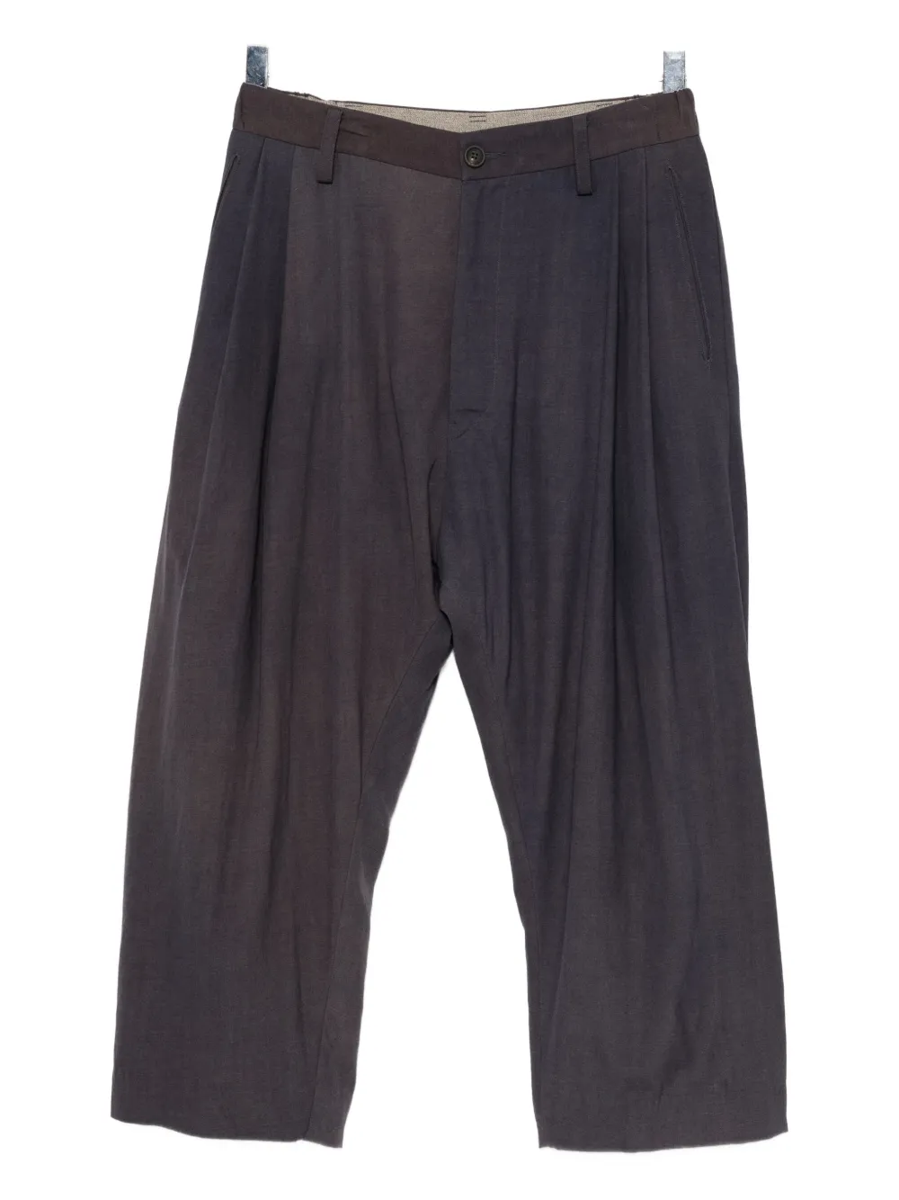 Ziggy Chen dyed wide-leg trousers | Blue | Image 1