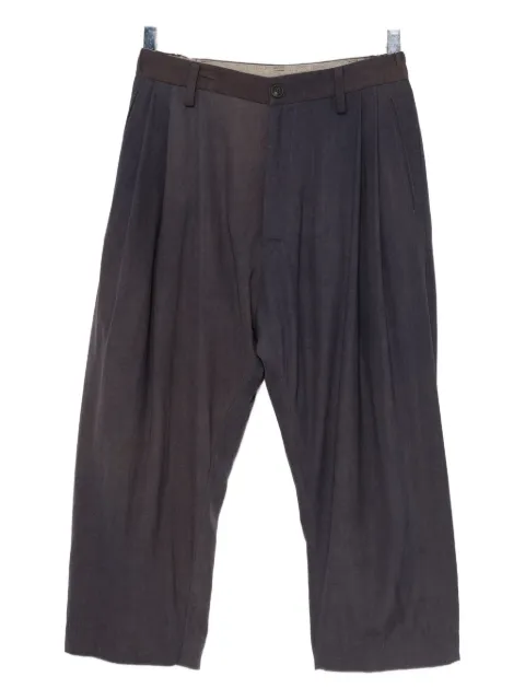 Ziggy Chen dyed wide-leg trousers
