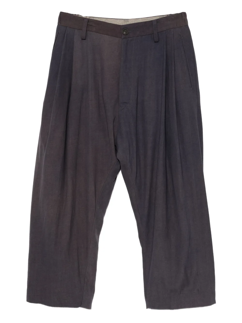 Ziggy Chen pantalones anchos con efecto teñido | azul | Image 1