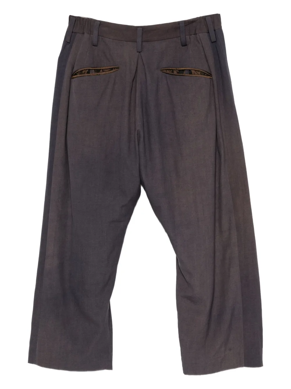 Ziggy Chen pantalones anchos con efecto teñido | Pantalones anchos | Image 2