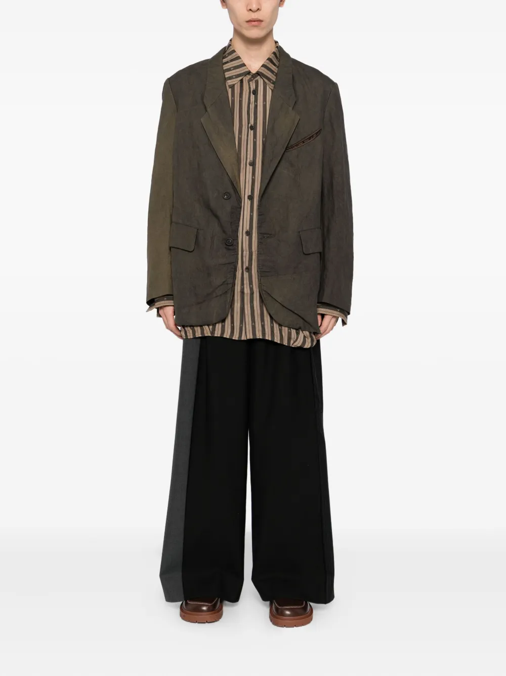 Ziggy Chen distressed dyed blazer | Blazers | Image 2