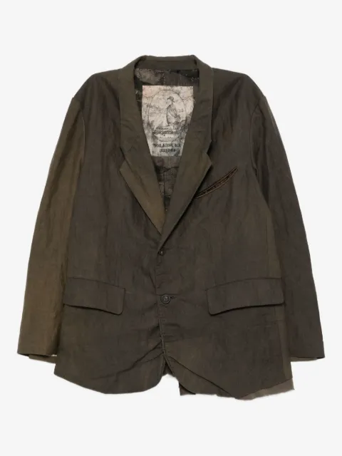 Ziggy Chen distressed dyed blazer 